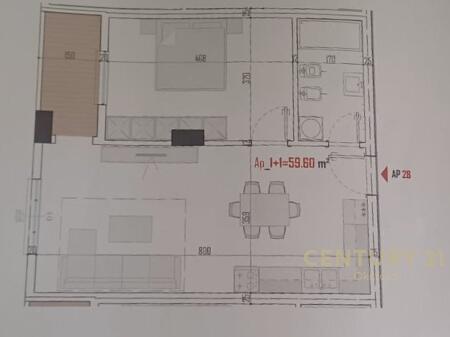 VENDIAMO APPARTAMENTO 1+1 PRESSO MAJESTIC 2 RESIDENCE, PASKUQAN 75,020 €