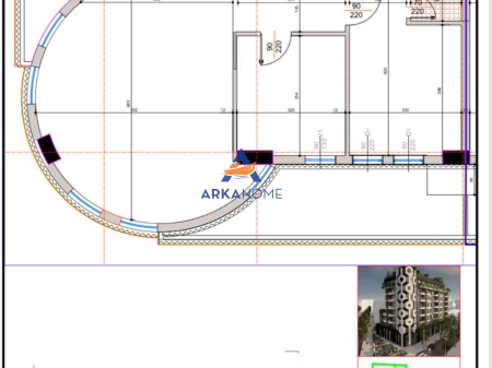 VENDESI APPARTAMENTO 2+1+2 BALCONI "ALI DEMI, AL MERCATO SPAR " 306.020 EURO