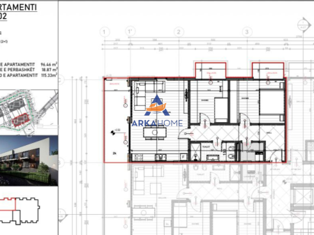 VENDESI APPARTAMENTO 2+1+ BALCONE "VIA PICALLVE, VILLAGGIO NUOVO VICINO A SAUK" 178.762 EURO