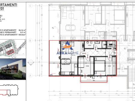 FOR SALE APARTMENT 2+1+ BALCONY "PICALLVE STREET, NEW VILLAGE NEAR SAUK" 156,302 EURO