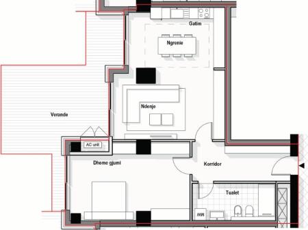 Vendesi in vendita Appartamento 1+1 – Bulevardi i Ri, Tirana