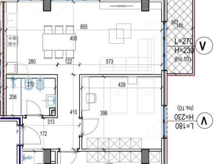  Shitet Apartament 2+1+2 – Kodra e Diellit