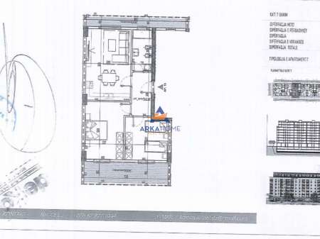 IN VENDITA APPARTAMENTO 2+1+BALCONE "VIA ALEKSANDRIA, KAMEZ" 79.376 EURO