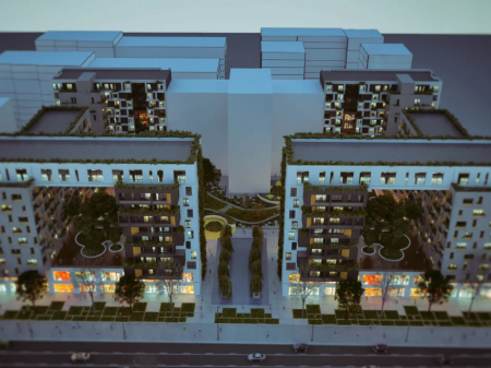 Apartment 2+1+2 for Sale – Square 21 Complex, Kavaja Street, Tirana