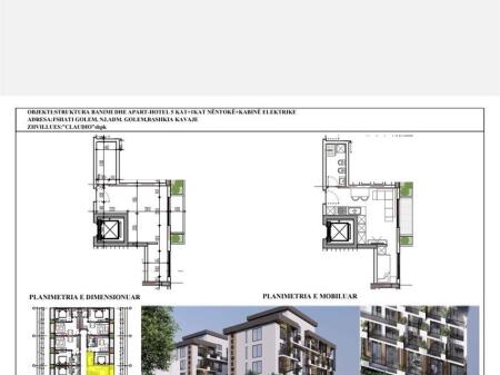  Shitet Apartament 1+1 – 33.3 m² (37.3 m² total) – Golem,