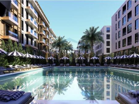 Shitet Apartament 1+1 në Palm Paradise, Qerret