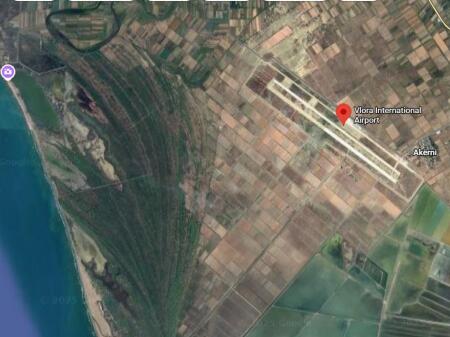 Tokë 6,500 m² në Shitje pranë Aeroportit të Vlorës !