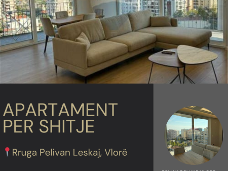 Apartament 2+1 në Shitje, Rruga Pelivan Leskaj, Vlorë