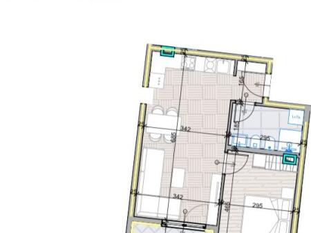 Shitet Apartament 1+1  Adresa : Paskuqan Aluna Rezidenc  Kati i 8  Siperfaqe 67.5 m2  Cmimi 77,000 €