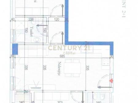 We sell 2+1+2 apartment at Tirana Entry!