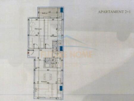 Apartment 2+1 for sale, former Customs, Tirana