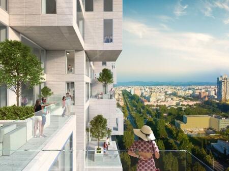In vendita, Appartamento 2+1+2, Downtown One Tirana