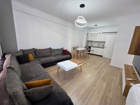 Apartment 1+1 for rent – Astir  Apartment 1+1 for rent, fully furnished with new furniture. The apartment is new, located on the 5th floor and has an area of 70 m².   Address: Urban Gate Building, opposite Jolla Complex, Astir  Price: 45000 lek / month