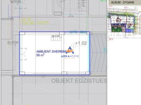 LOCALE COMMERCIALE IN VENDITA 64M2 "ALI DEMI, VICINO A XHANGOLLI" 225.400 EURO