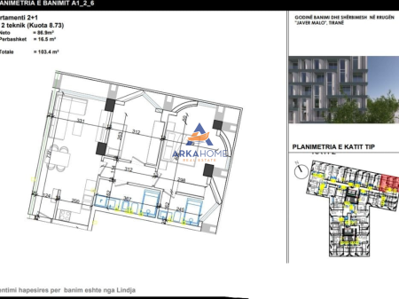VENDESI APPARTAMENTO 2+1+BALCONE "VIA JAVER MALO, EX PARCO" 206.800 EURO