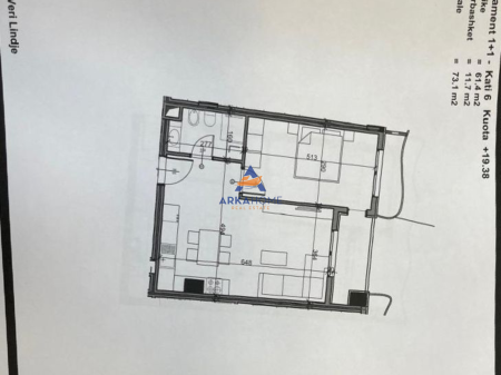 FOR SALE APARTMENT 1+1+BALCONY "PASKUQAN" 91,250 EURO