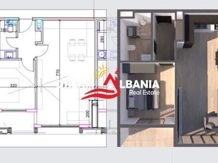 SHITET Apartament 1+1 prane Rr Kosovarve, Tirane ( ID: 41111197)
