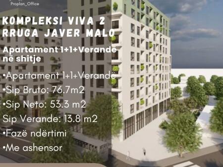 APARTMENT 1+1+VERANDA FOR SALE - VIVA 2 COMPLEX