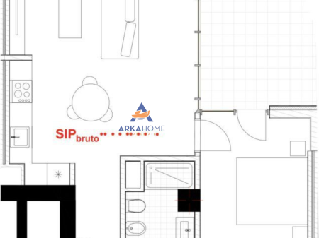 APARTMENT 1+1 FOR SALE "KASHAR" PRICE NEGOTIABLE