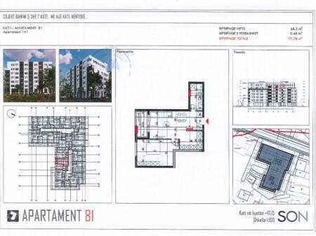  APPARTAMENTO 1+1 IN VENDITA – PASKUQAN, Via “Demokracia”!

