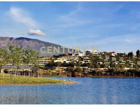Apartment 1+1 with balcony and lake view in the Farka Lake Front residence.