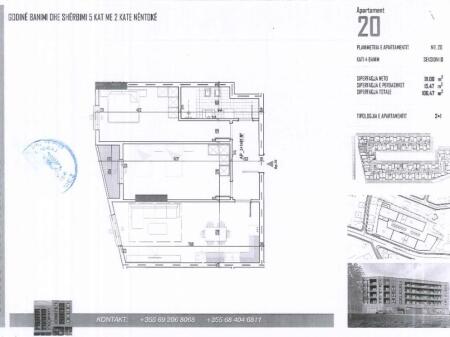 APPARTAMENTO 2+1 IN VENDITA – Babrru, Via “Demokracia”!
