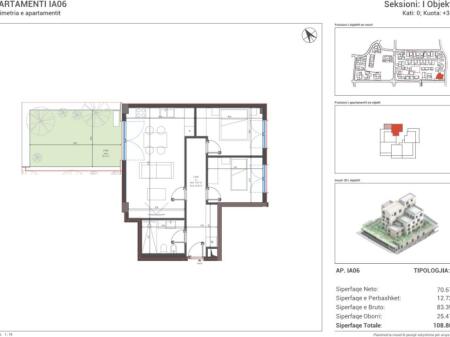  OKAZION- APARTAMENT 2+1 + VERANDË PËR SHITJE – VILLAGE SQUARE, DHËRMI!