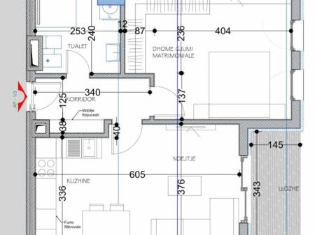 Appartamento in Vendita 1+1 a Paskuqan (ID B110514) Tirana
