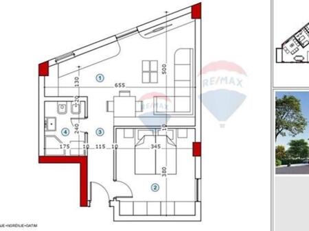 APARTAMENT 1+1 NE SHITJE ALI DEMI