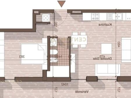 VENDIAMO APPARTAMENTO 1+1 PIÙ POSTO AUTO, UNIVERS CITY-QTU! 92.000 €