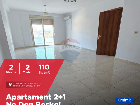 MUNDESI BLERJE ME KREDI!!!! SHITET APARTAMENT 2+1 NE DON BOSKO!