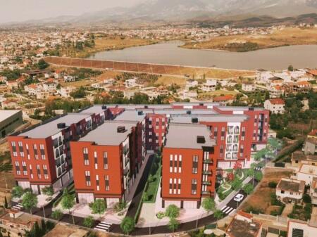  OKAZION  Shitet apartament 1+1 te Lakeside Residence, Paskuqan