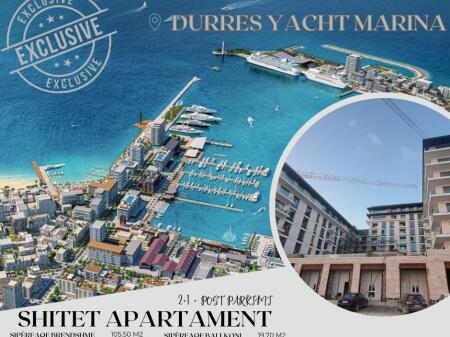 Shitet apartament Durres Yacht Marina EKSKULUZIVE