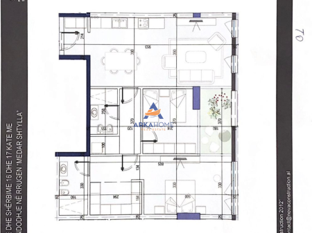 VENDESI APPARTAMENTO 2+1+BALCONE "WHITE TOWER, KONUNA E PARISIT" 363.440 EURO