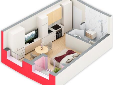 Apartment for sale at Ballada residence!