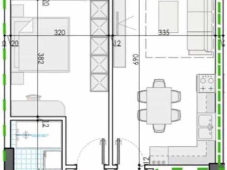 Appartamento In Vendita 1+1 A Kamez (ID B110520) Tirana