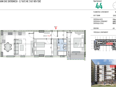 Appartamento 2+1 Viale Blu Kamez