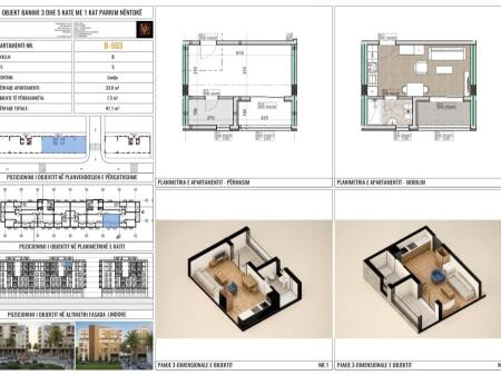Apartments for sale at Vision Residence 2 in Mali i Robit