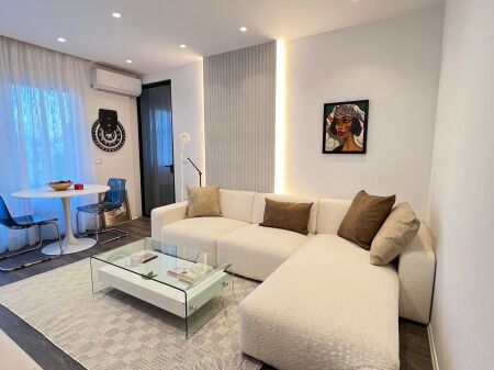 Super apartment 1+1 for rent at 21 Dhjetori