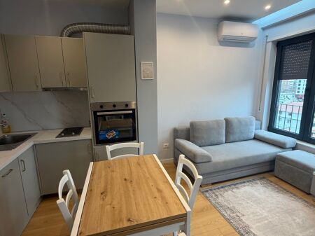 1+1, furnished, karl gega street train station, price 600 thousand lek