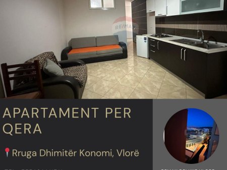  Appartamento 1+1 in Affitto – Via Dhimitër Konomi, Vlora