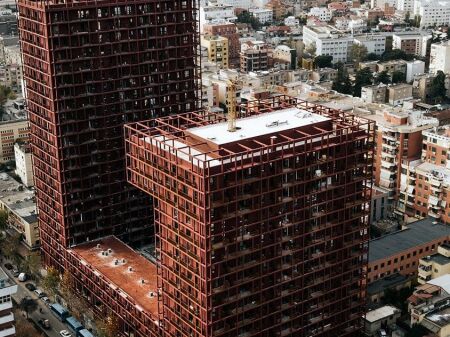 Appartamento 2+1 presso Tirana Garden Building