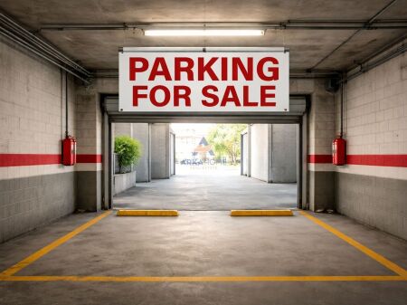 FOR SALE TWO PARKING SPACES 75M2 AND 6.50M2 "NEAR GOLDEN PARK" 4,32600 LEKE AND 2.26600 LEKE