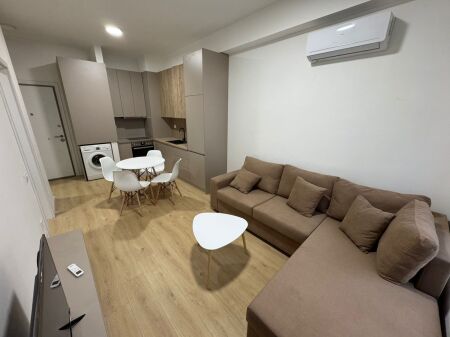 Apartment 1+1 for rent  Address: Ali Demi Kadiu Complex  4th floor furnished  Price 40000 lek  