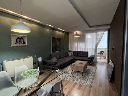 2+1,furnished at the former exhibition,price 800 euro,1 parking space included