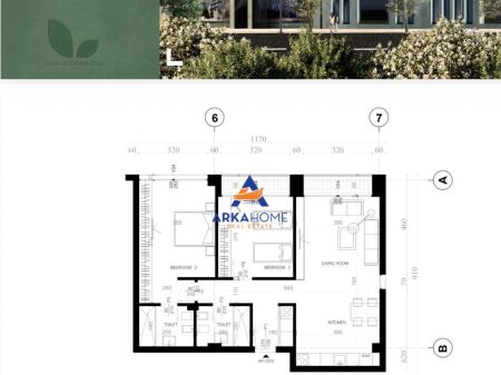 VENDESI APPARTAMENTO 2+1+BALCONE VICINO A GROW GREEN, SAUK 238000EURO