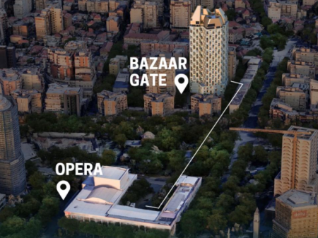  Vendesi Appartamento 1+1 – Bazaar Gate, Centro Tirana