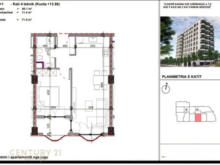 APPARTAMENTO 1+1 IN VENDITA PRESSO ALUNA RESIDENCE/PASKUQAN!