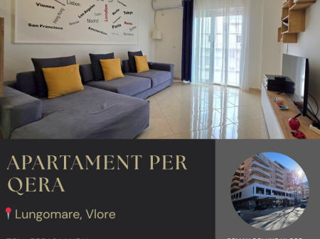 Premium Apartment 2+1 for Long-Term Rent – Lungomare, Vlorë