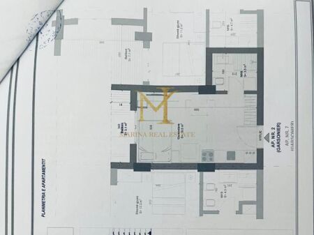 Studio for sale in Golem. 37.6m2
